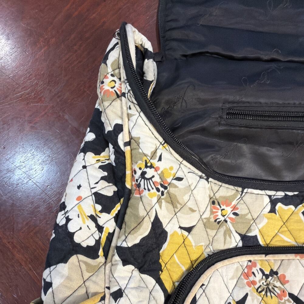 Vera Bradley Backpack Dogwood Flowers Yellow and White 12x15 - See Description - Picture 9 of 16